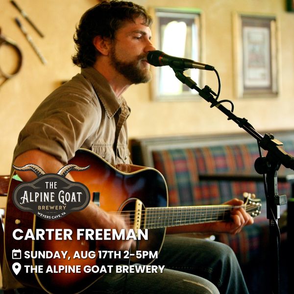 Sunday Live Music: Carter Freeman